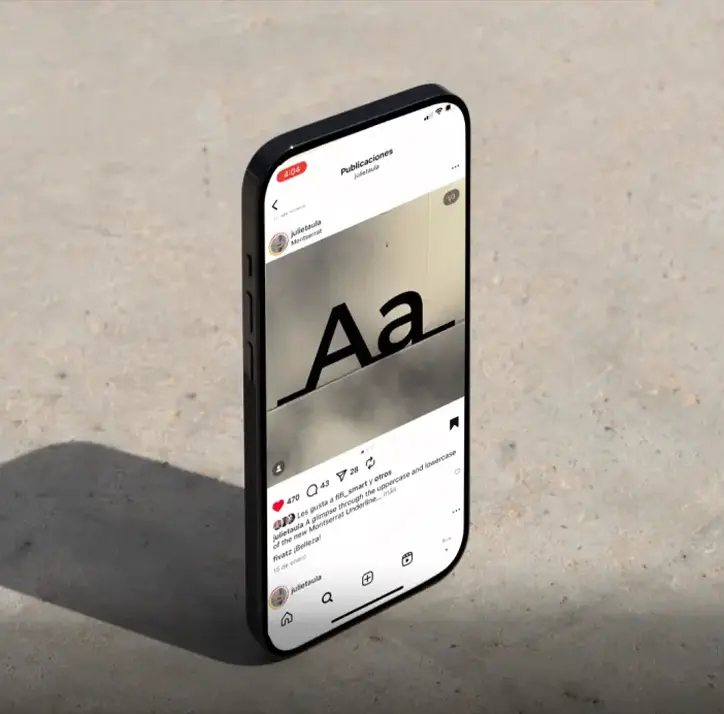 tipografía montserrat underline